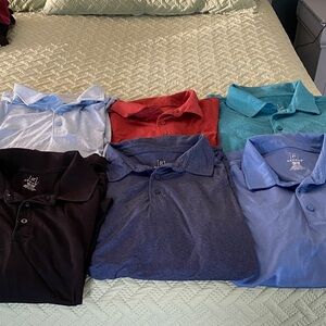 Bundle of 6 George Men's Polo Shirts